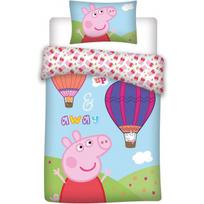 Vaikiškas patalynės komplektas Peppa Pig 100x135, 2 dalių