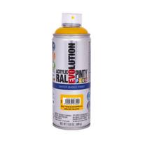 Vandens pagrindo akriliniai purškiami dažai geltona RAL 1028 PintyPlus Evolution 400ml