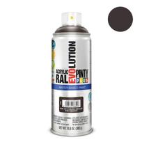 Vandens pagrindo akriliniai purškiami dažai RAL 8019 PintyPlus Evolution 400ml