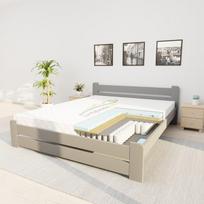 Lova su čiužiniu RAMYBĖ KS1 160x200 pilka