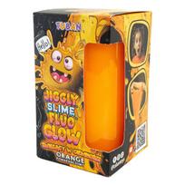 Tamsoje švytintis gleivės - Oranžinis (430 g), Tuban Jiggly Slime TU3822