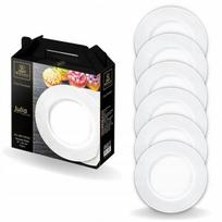 Wilmax lėkščių rinkinys, 6 vnt., WILMAX desertinė lėkštė 20 cm (6 vnt. rinkinys)