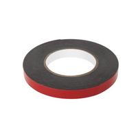 rebel dvipusė putplasčio juosta (1 mm x 15 mm x 10 m), juoda