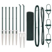 vidaXL Suvirintas vielinis tvoras su smailiais galais Plienas ir PVC