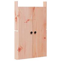 lauko virtuvės durys 50x9x82 cm masyvi duglasi mediena