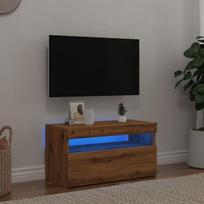 Televizoriaus spintelė su led, artisano, 75x35x40cm, mediena