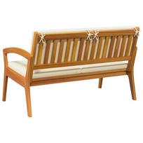 Sodo suolas su pagalvėlėmis 115x70x72 cm Iš akacijos medienos