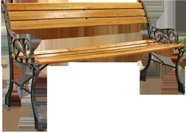 Sodo suoliukas Besk 9048689 medinė sėdynė, metalinis rėmas 122x60x70 cm