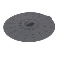 Universalus Pilkas Silikoninis Puodo Dangtis, 14,5 cm, Atsparus Karščiui iki 200 °C