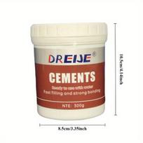 DREIJE itin stiprus vandeniui atsparus cemento remonto mišinys (300 g), 1 vnt