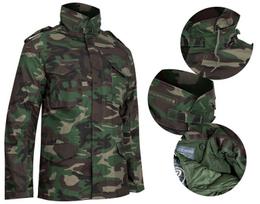 Karinė striukė, Brandit, M65 Standard 2in1, Woodland