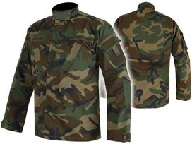Vyriškas kariškas džemperis Mil-Tec ACU Rip Stop Jacket, WOODLAND
