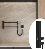 Elektrinis rankšluosčių džiovintuvas mažas Ladder Lux 2 Juodas 530x210 mm 35 W