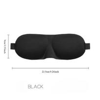 3D stereofoninė miego akių kaukė be alkoholio. ,  3D005 Black Basic Edition