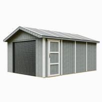 Garažas 17 m² Timbela M991B-CAVERN STEEL