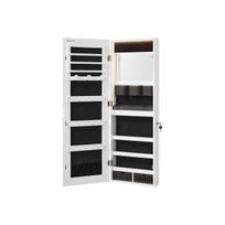 Juvelyrikos spinta, SONGMICS, 37,5 x 9,7 x 108 cm, Balta.