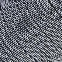 4 mm paracord virvė papuošalams,  Juodos ir baltos kreivės kamufliažas