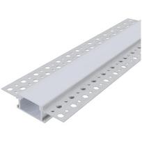 Avide įleidžiamas aliuminio U profilis 61x14mm su matiniu dangteliu, 1m