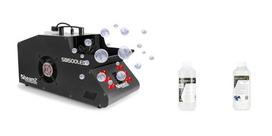 Rinkinys beamZ SB1500 burbulų ir dūmų mašina + beamZ FBL1 burbulų skystis 1L + beamZ FSMF1E-C dūmų tirpalas, 1L