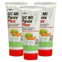 Dantų pasta su fluoru GC Mi Paste Plus Recaldent, melionų skonio, 35 ml, 3 vnt.