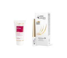 Blakstienų serumas Long 4 Lashes XXL, 6 ml ir drėkinamasis dieninis kremas Guinot, 3 ml