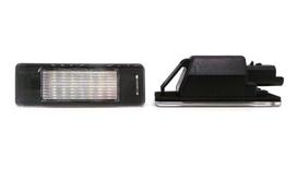 Valstybinio numerio ženklo lempos LED MotoLEDy, 2 vnt., Fiat, Mercedes, Nissan, Peugeot, Citroen, Toyota, VW valstybinio numerio ženklo lempos LED 2 vnt