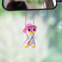Automobilių aksesuarai: merginoms pakabukas ant veidrodžio. , Rožinė A