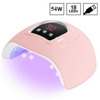 UV LED lempa 54W 18 LED USB nagų džiovintuvas, kietėjantis gelio lakas, automatinis nagų manikiūro įrankis