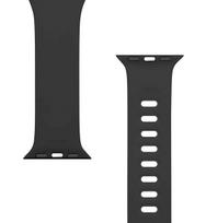 Tactical 789 Silicone Band with Buckle for Apple Watch 1/2/3/4/5/6/7/SE 38/40/41mm Grain Black