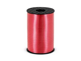 Plastikinė dovanų pakavimo juosta, raudona, 5mm/225m