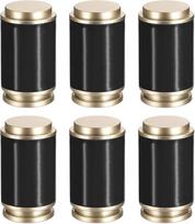 Užuolaidų karnizo galai, 6 vnt., Pp, modernūs, juodi, 28-30mm