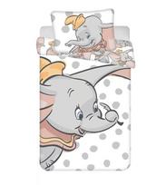 Disney Dumbo Dots vaikiškas patalynės komplektas 100×135cm, 40×60 cm