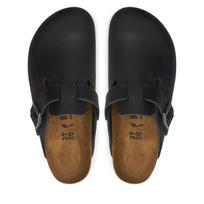 Klumpės moterims Birkenstock Boston Leoi, juodos