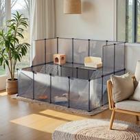 Narvelio narvas, 143x108x92 cm, Pilka, Lemmikloomapuur, SONGMICS LPC004W01, 143x108x92 cm, Hall