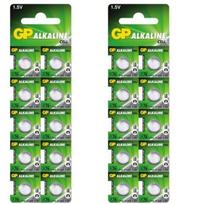 GP A76 Alkaline elementai 1.5V LR44 AG-13, 20 vnt