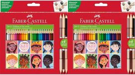 Faber-castell 27 spalvotų pieštukų rinkinys, trikampiai, vaikams ir suaugusiems