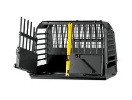 Transportavimo dvigubas narvas šunims Vario Cage Double, XL, juodas