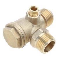 Air Compressor Check Valve 3 Port Male Thread Check Valve Pipe Connection Tool Pneumatic Accessory Corrosion Resistance 1