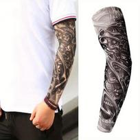 3D tatuiruotės dviračių rankovės