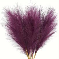 Dirbtinė pampų žolė dekorui,  Violetinė
