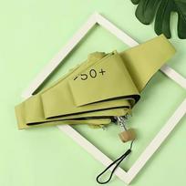 Moteriškas mažas sulankstomas skėtis, mini kišeninis. ,  Five Fold - Matcha Green