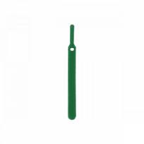 Daugiafunkciniai Velcro tvirtinimo dirželiai Bradas TL, 10 x 100 mm, 10 vnt, green