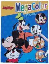 spalvinimo knyga Mickey Mouse 128st lipdukai