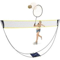 Treniruoklio priedai, nešiojamas badmintono ir tinklinio tinklo rinkinys su stovu