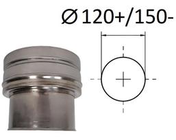 Adapteris. D 120+/150- mm.