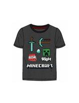 Minecraft TNT berniukų marškinėliai, pilki, 134 cm