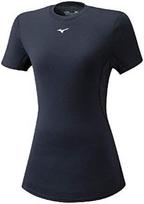 Termo marškinėliai moterims Mizuno, juodi, XS