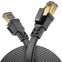 Deleycon Cat 8.1 plokščias Lan kabelis 1.5m, 40Gbit/s, 2000 Mhz, Rj45