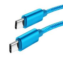 USB C krovimo laidas 5A, Mėlyna