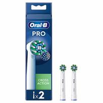 Pakeitimo galvutė - Oral-B - Cross Action - 2 vienetų pakuotė - Burnos higiena - Elektrinė